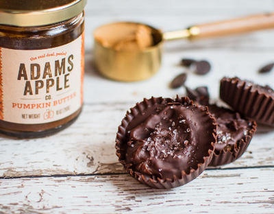 Dark Chocolate Sea Salt Pumpkin Butter Cups